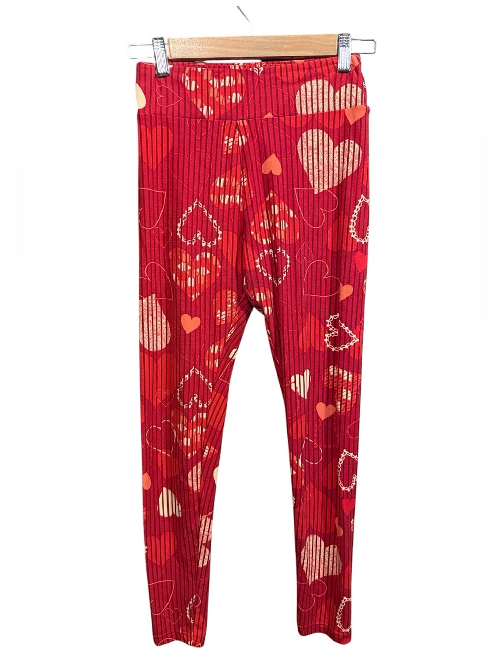 💰BOGO FREE LuLaRoe Valentines Heart Print Leggings 0S